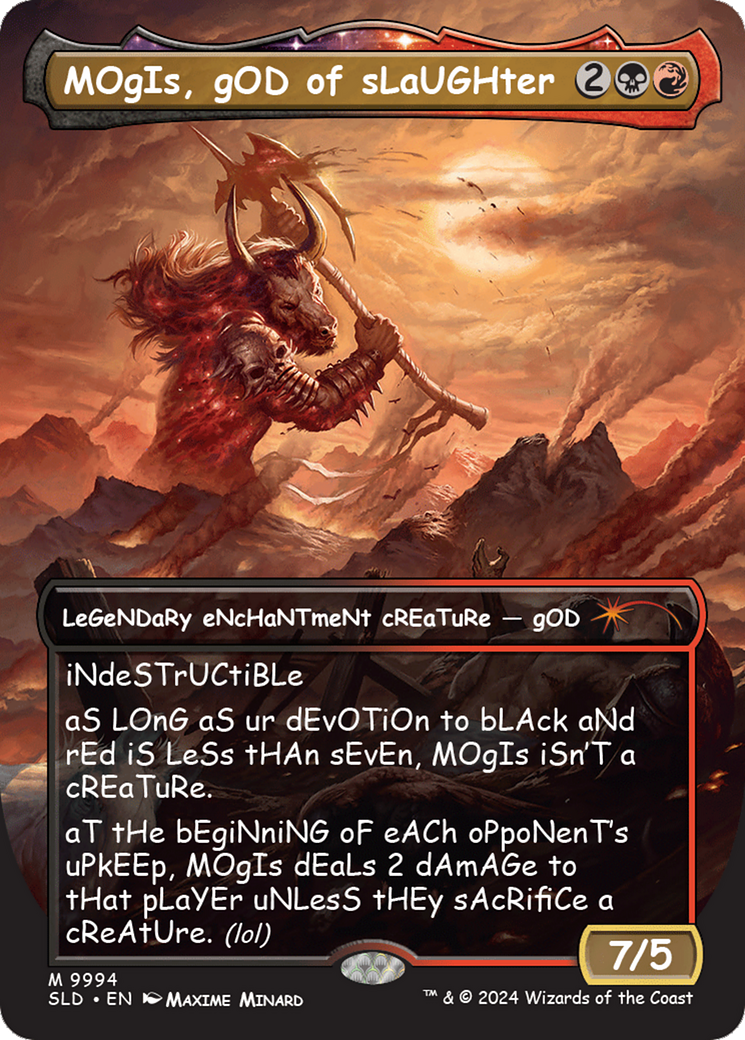 Mogis, God of Slaughter (SLD-9994) (Borderless)