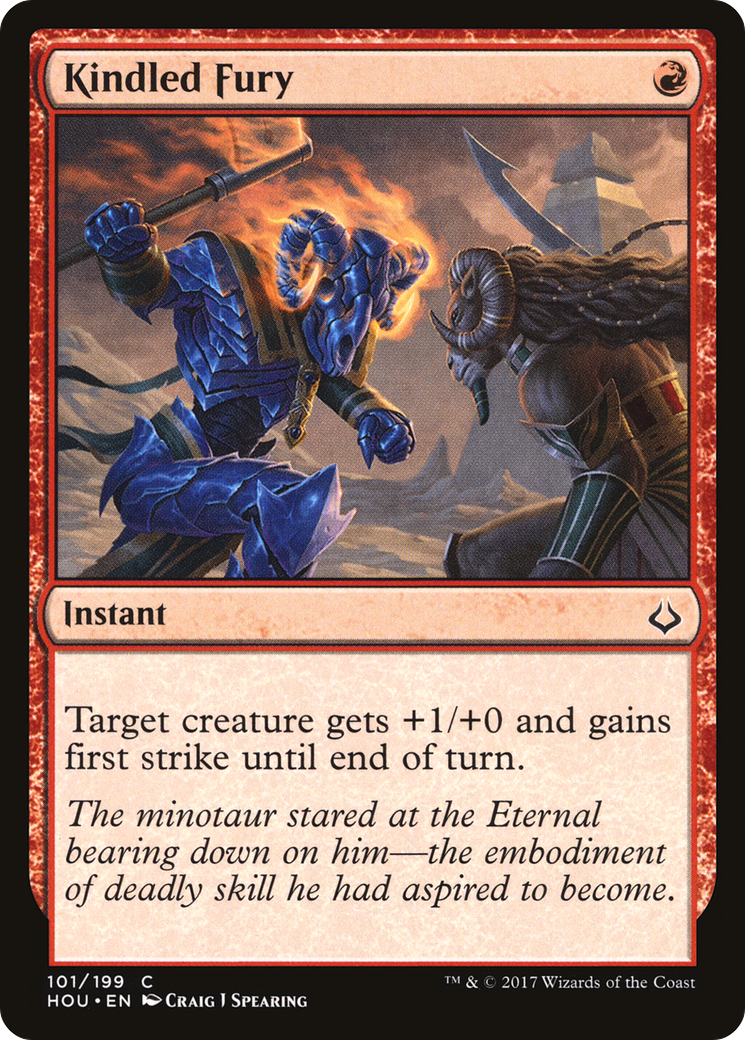 Kindled Fury (HOU-101) (Foil)