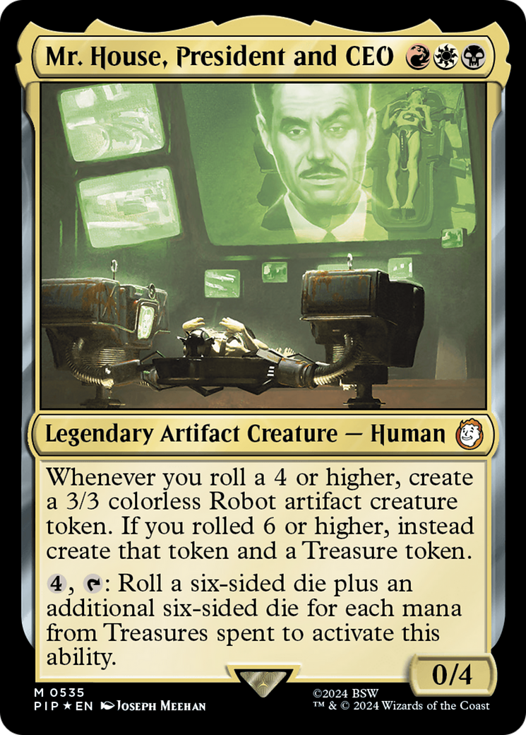 Mr. House, President and CEO (PIP-535) (Surge Foil)