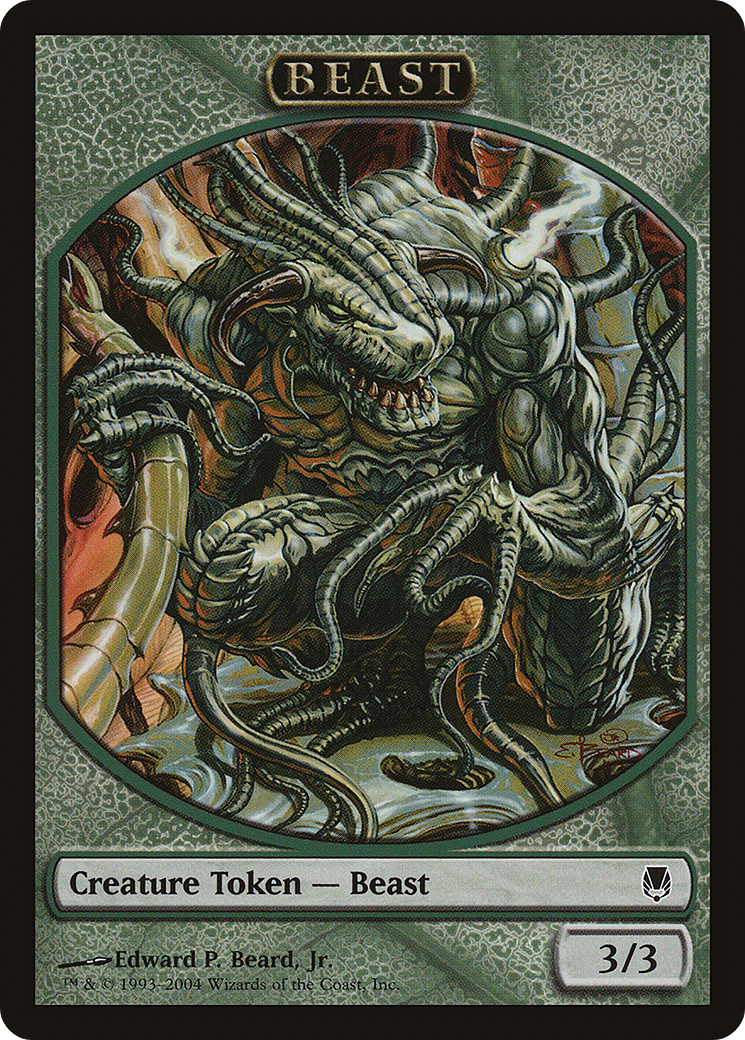 Beast Token (Darksteel) (MPRP-)