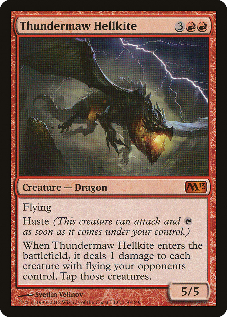 Thundermaw Hellkite (M13-150) (Foil)