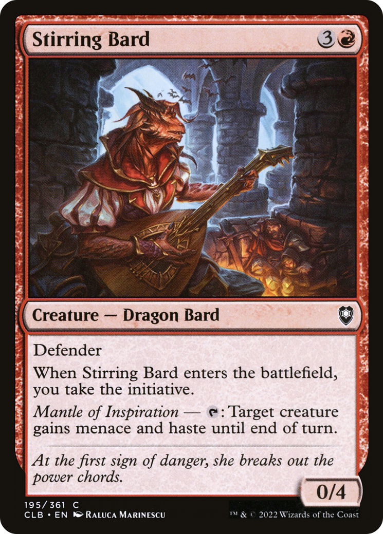 Stirring Bard (CLB-195) (Foil)