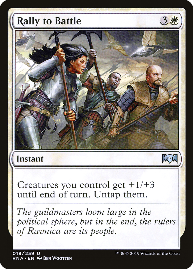 Rally to Battle (RNA-018) (Foil)
