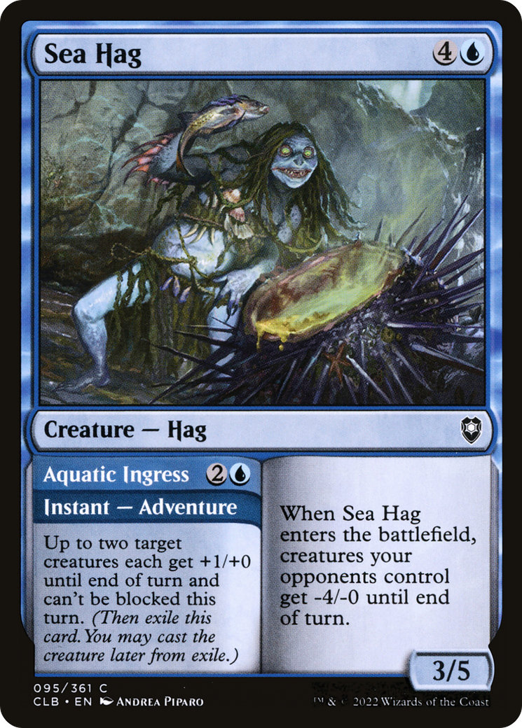 Sea Hag // Aquatic Ingress (CLB-095) (Foil)