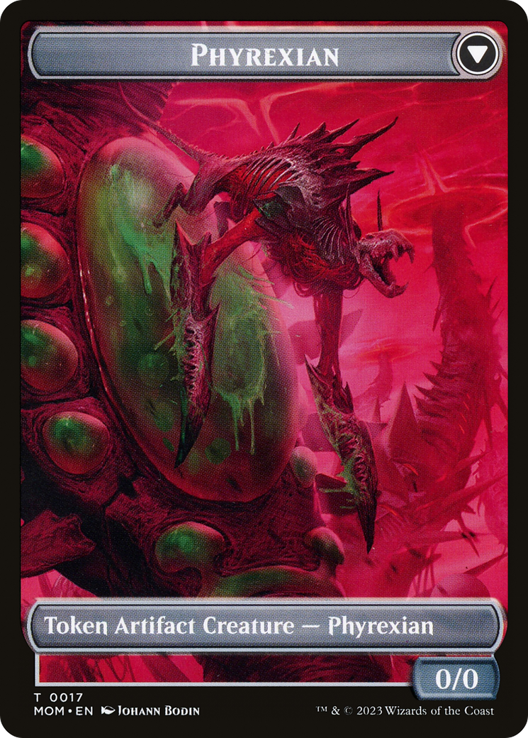 Incubator // Phyrexian Double-Sided Token (TMOM-017) (Foil)