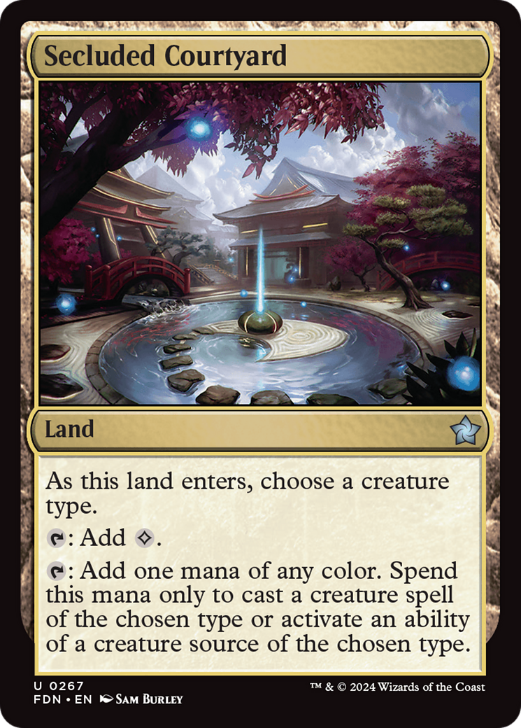 Secluded Courtyard (FDN-267)