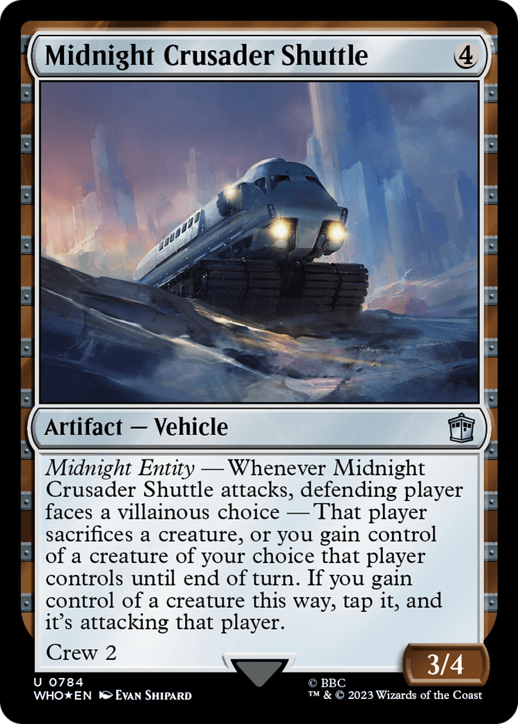 Midnight Crusader Shuttle (WHO-784) (Surge Foil)