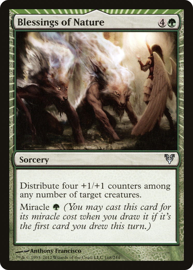 Blessings of Nature (AVR-168) (Foil)