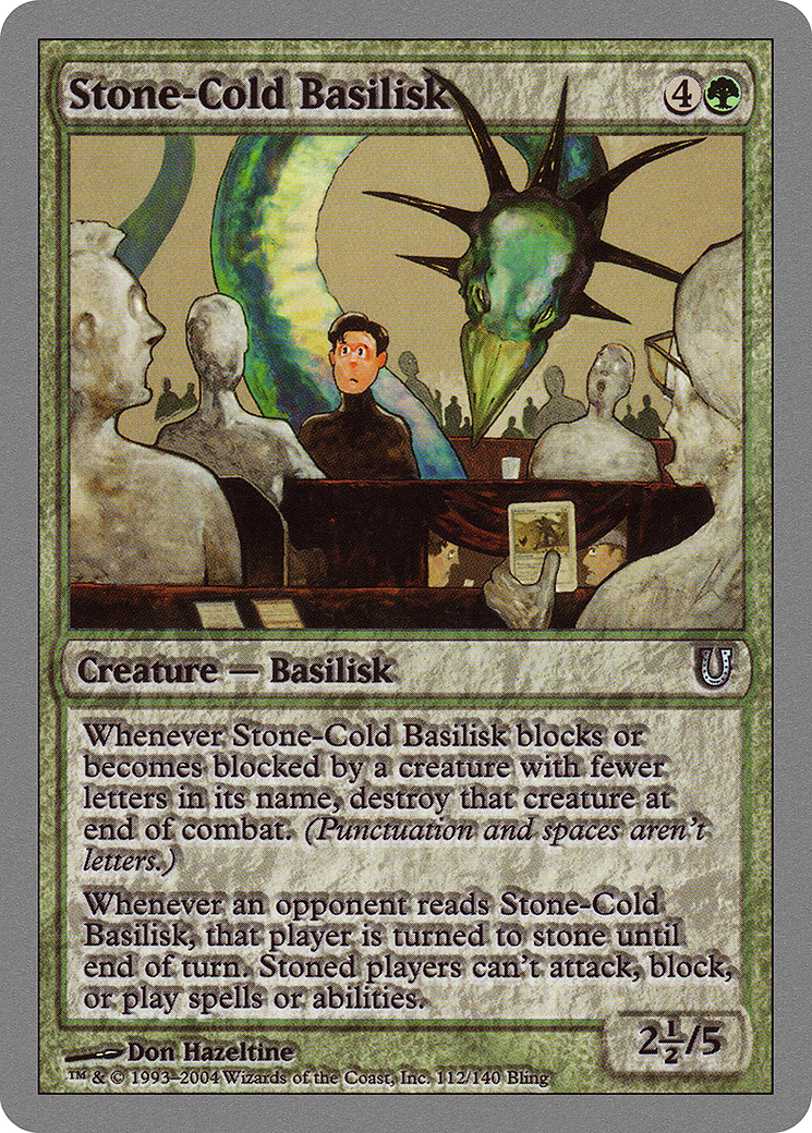 Stone-Cold Basilisk (UNH-112)