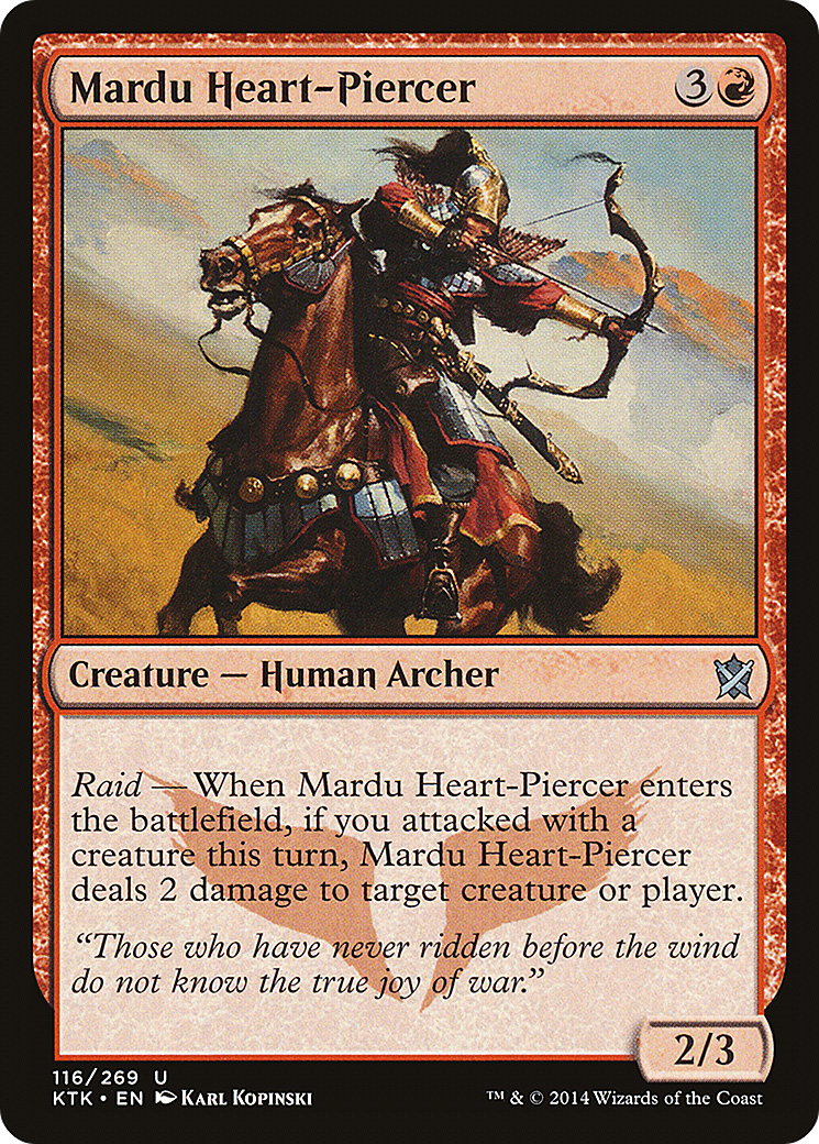 Mardu Heart-Piercer (KTK-116) (Foil)