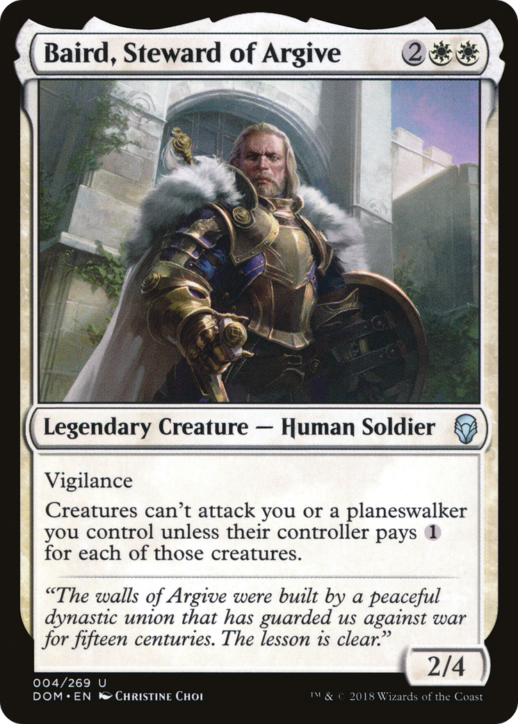 Baird, Steward of Argive (DOM-004) (Foil)