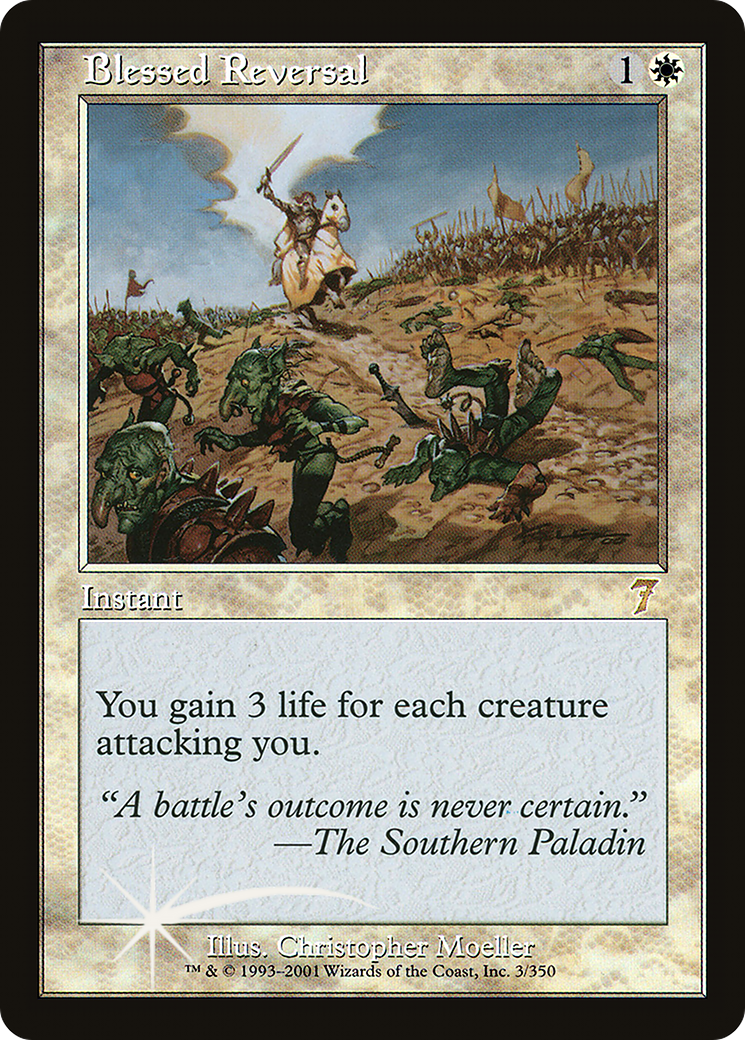 Blessed Reversal (7ED-003★) (Foil)