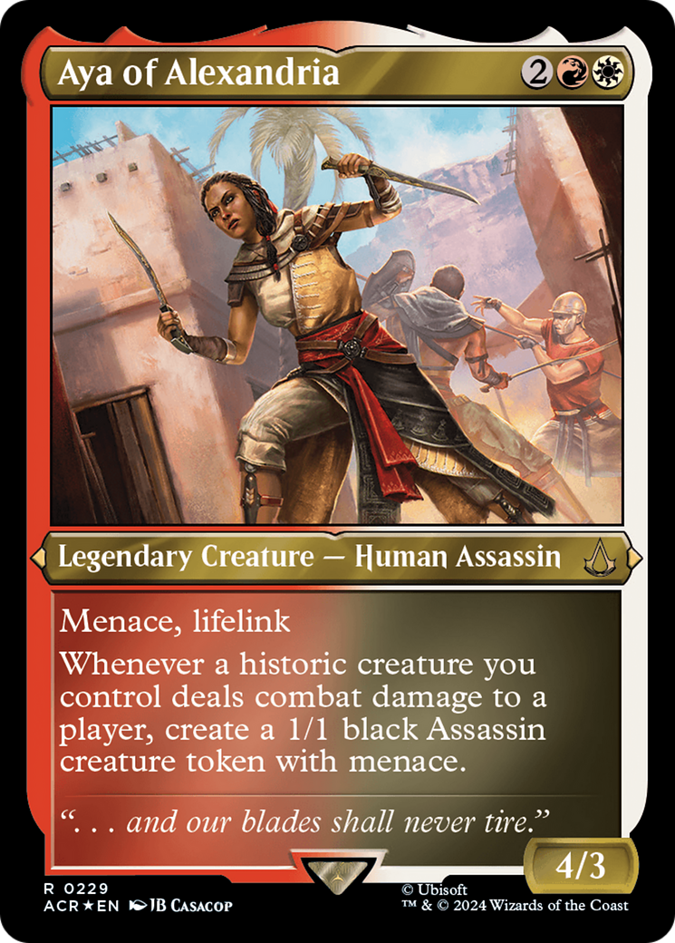 Aya of Alexandria (ACR-229) (Etched Foil)