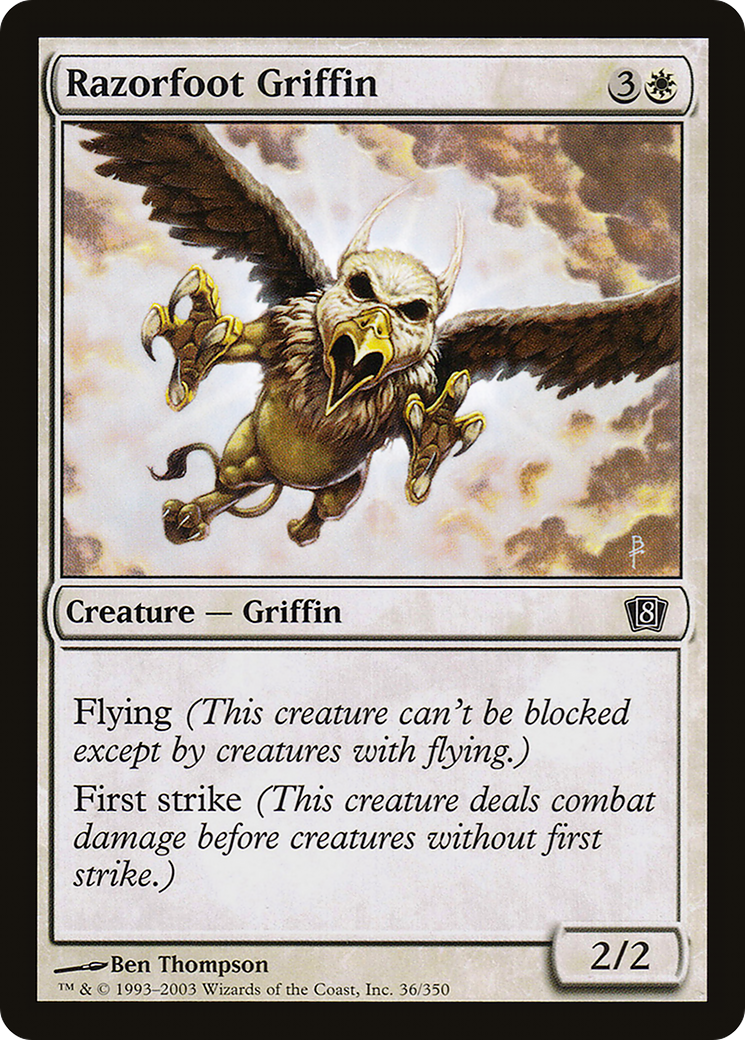 Razorfoot Griffin (8ED-036) (Foil)