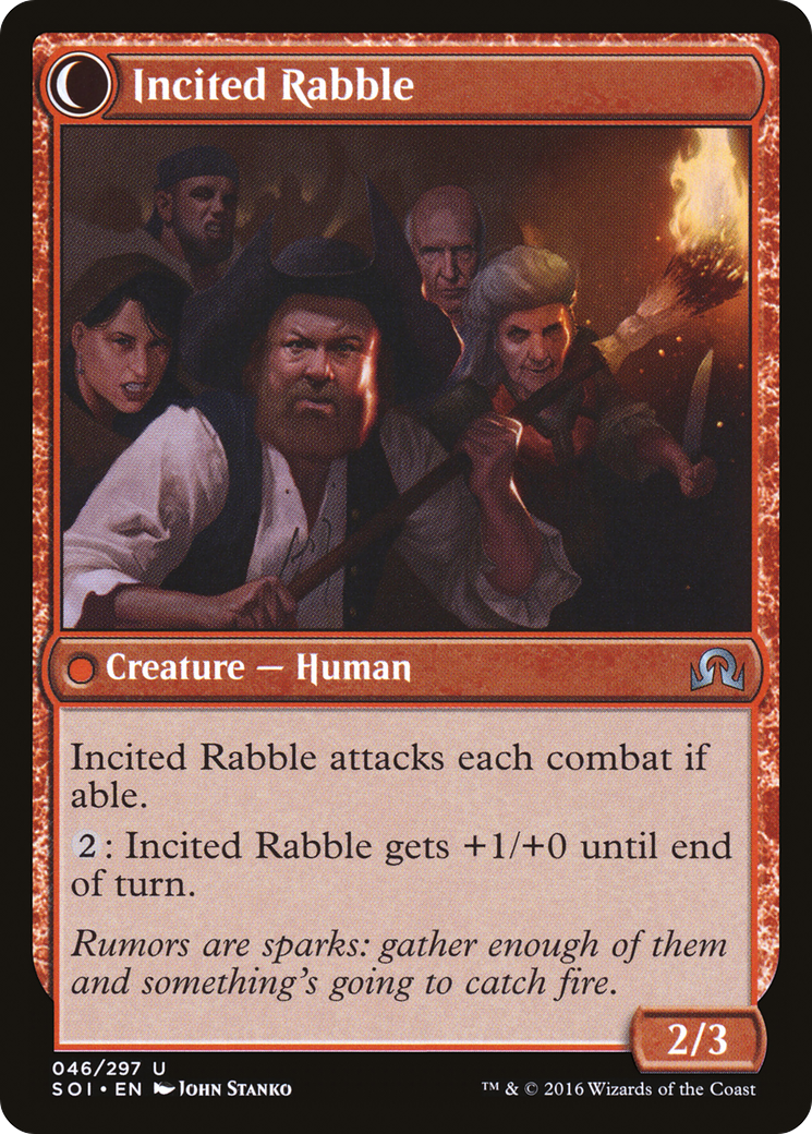 Town Gossipmonger // Incited Rabble (SOI-046)