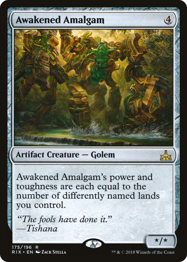 Awakened Amalgam (RIX-175) (Foil)