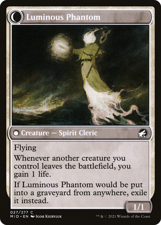 Lunarch Veteran // Luminous Phantom (MID-027) (Foil)