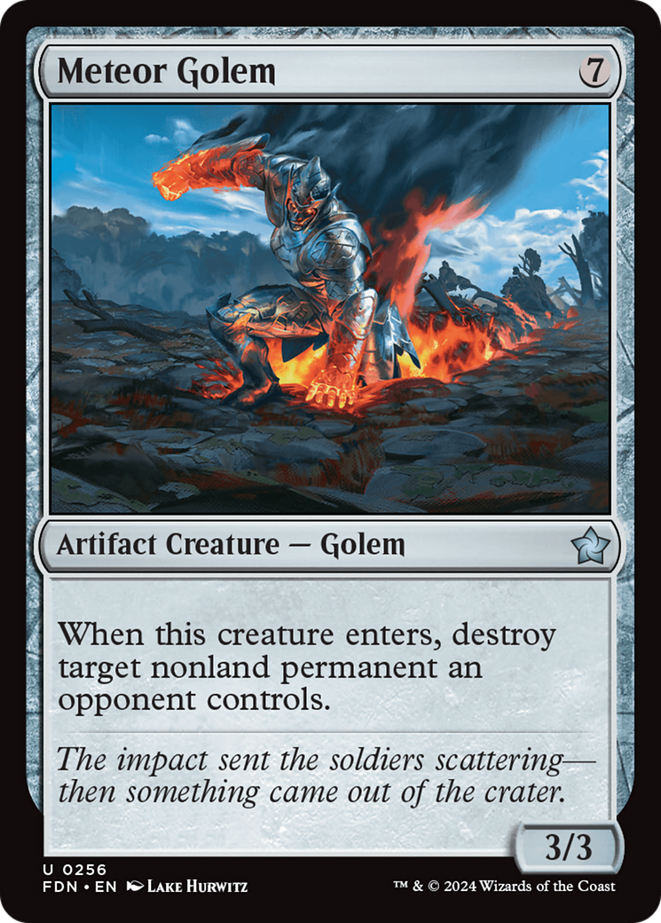 Meteor Golem (FDN-256) (Foil)