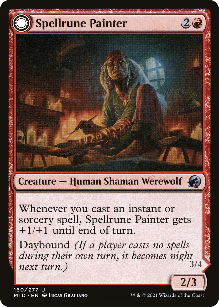 Spellrune Painter // Spellrune Howler (MID-160) (Foil)