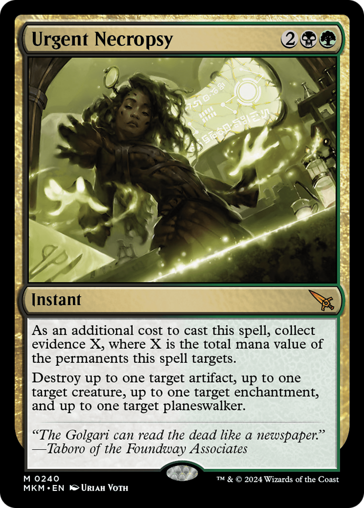 Urgent Necropsy (MKM-240) (Foil)