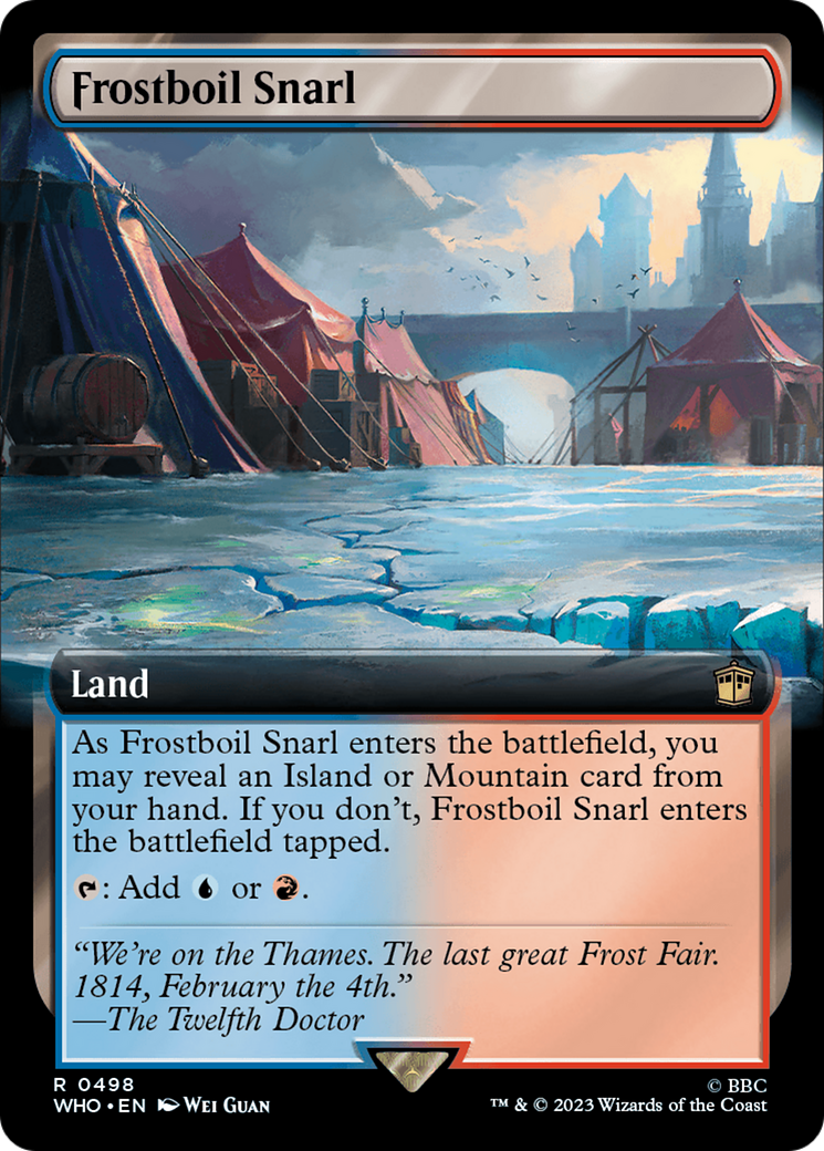 Frostboil Snarl (WHO-498) (Extended Art) (Foil)