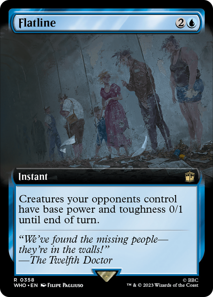 Flatline (WHO-358) (Extended Art) (Foil)