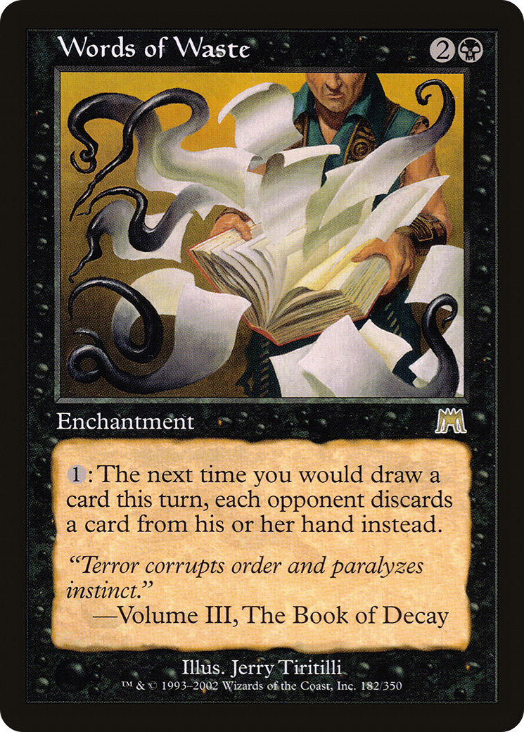 Words of Waste (ONS-182) (Foil)