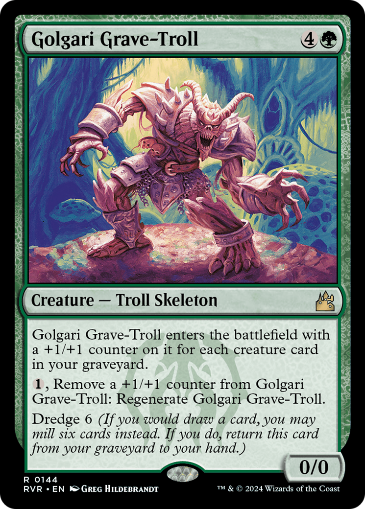 Golgari Grave-Troll (RVR-144) (Foil)
