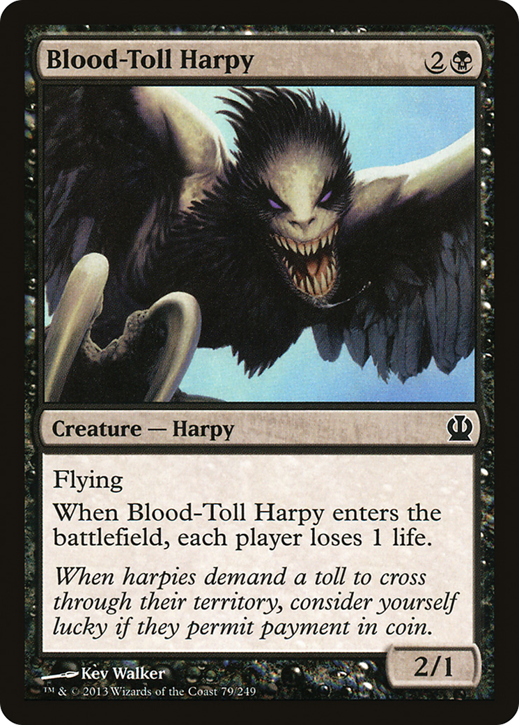 Blood-Toll Harpy (THS-079) (Foil)