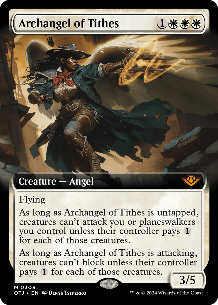 Archangel of Tithes (OTJ-308) (Extended Art) (Foil)