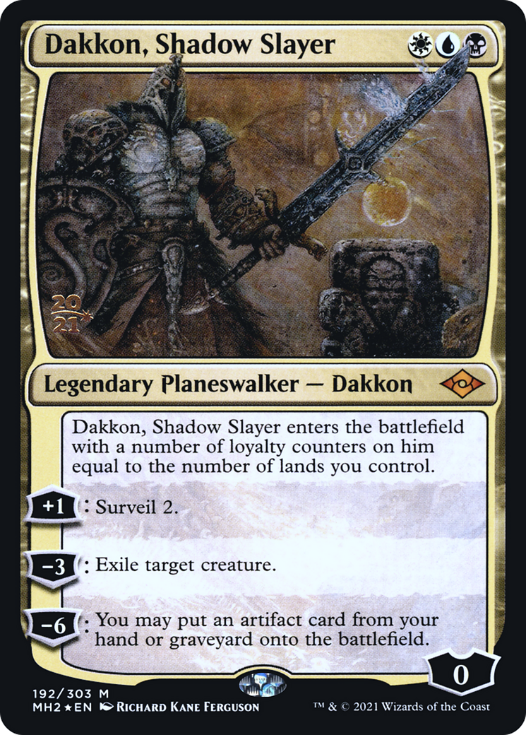 Dakkon, Shadow Slayer (PRE-192S) (Foil)