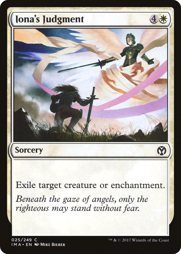 Iona's Judgment (IMA-025) (Foil)
