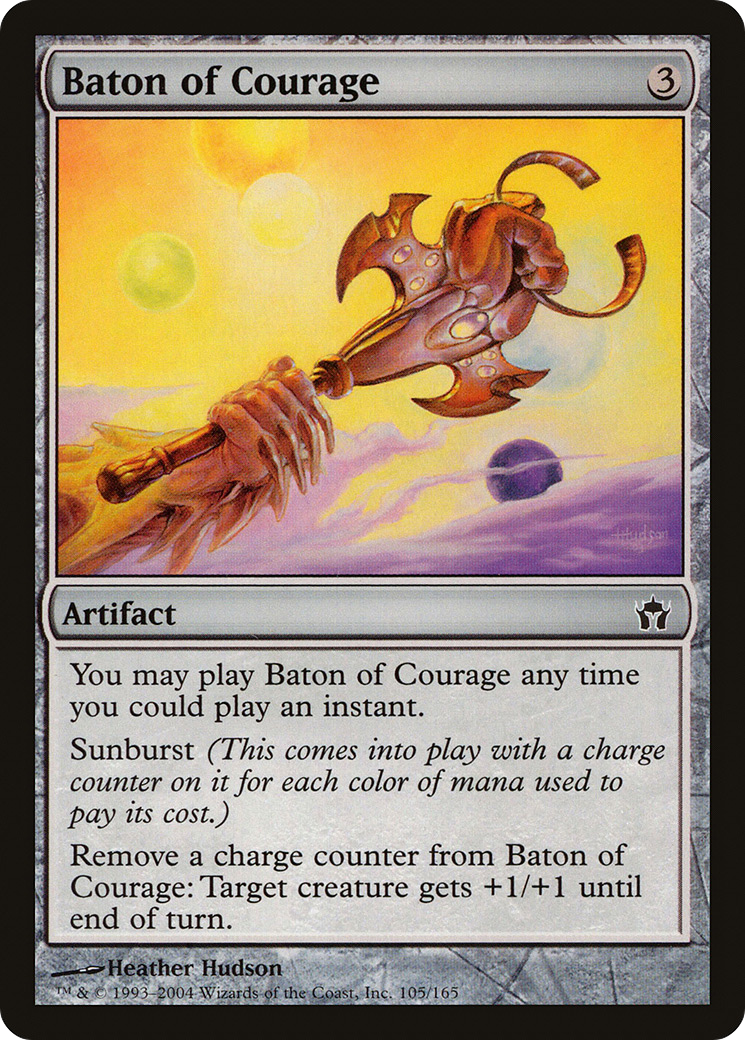 Baton of Courage (5DN-105) (Foil)