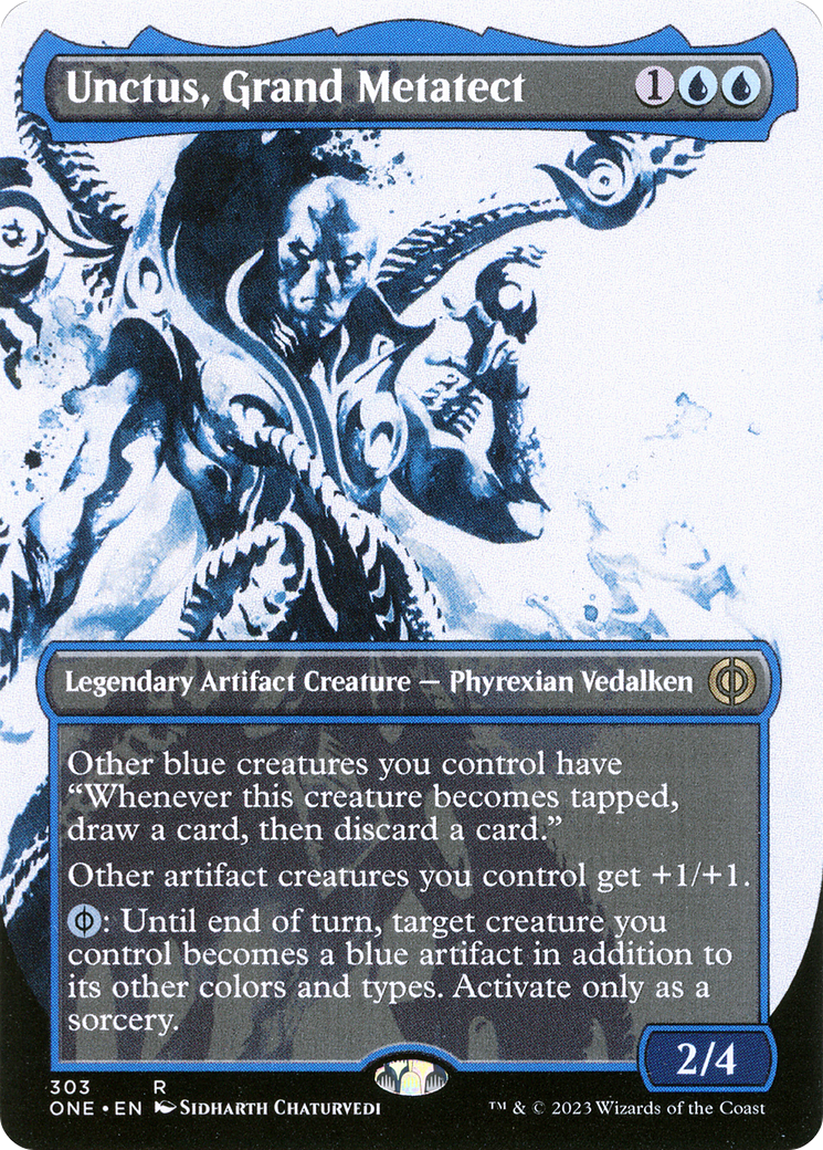 Unctus, Grand Metatect (ONE-303) (Showcase) (Borderless) (Foil)
