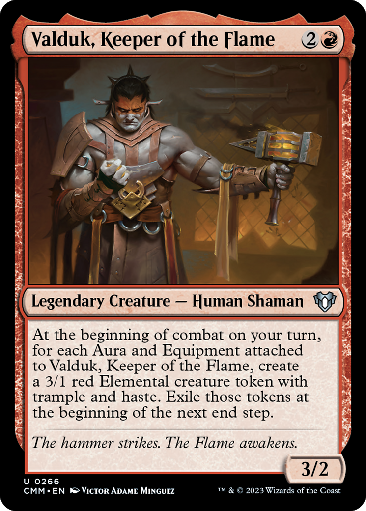 Valduk, Keeper of the Flame (CMM-266) (Foil)