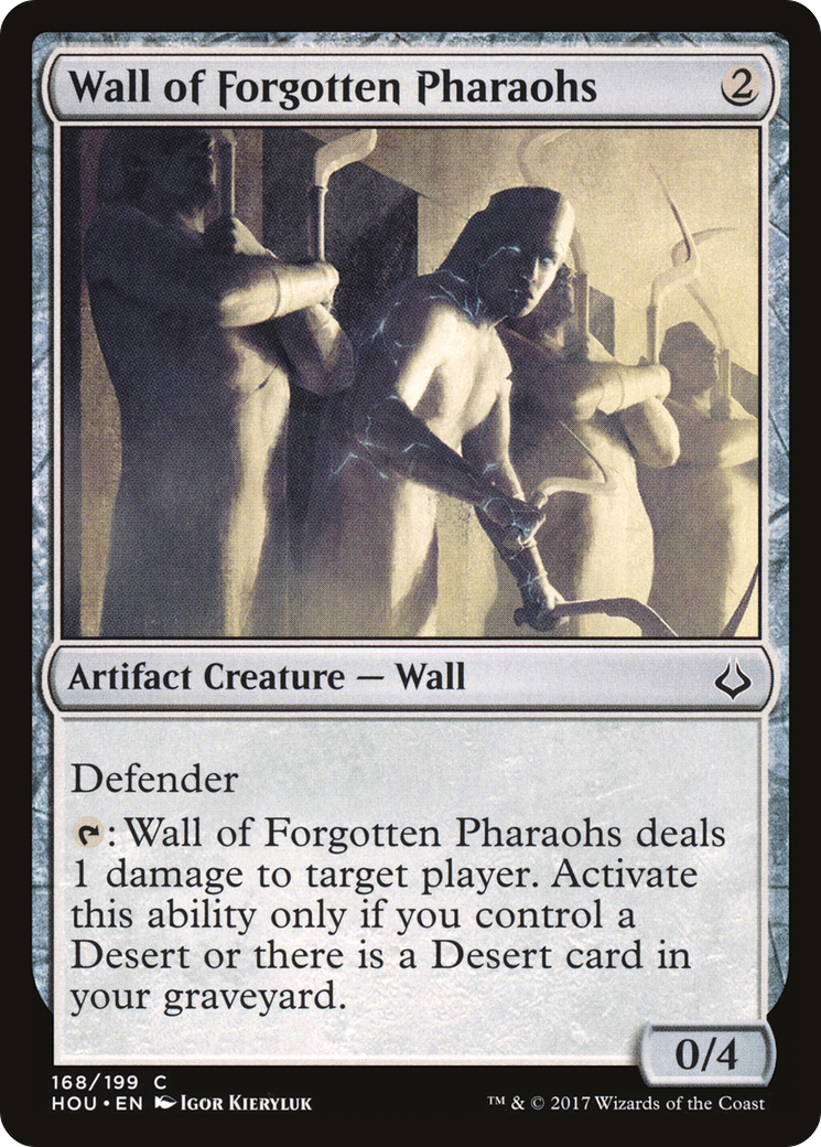 Wall of Forgotten Pharaohs (HOU-168) (Foil)
