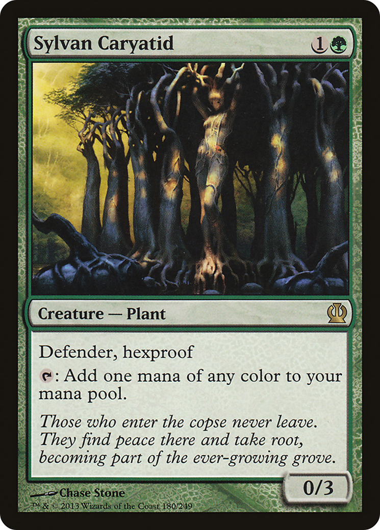 Sylvan Caryatid (THS-180) (Foil)