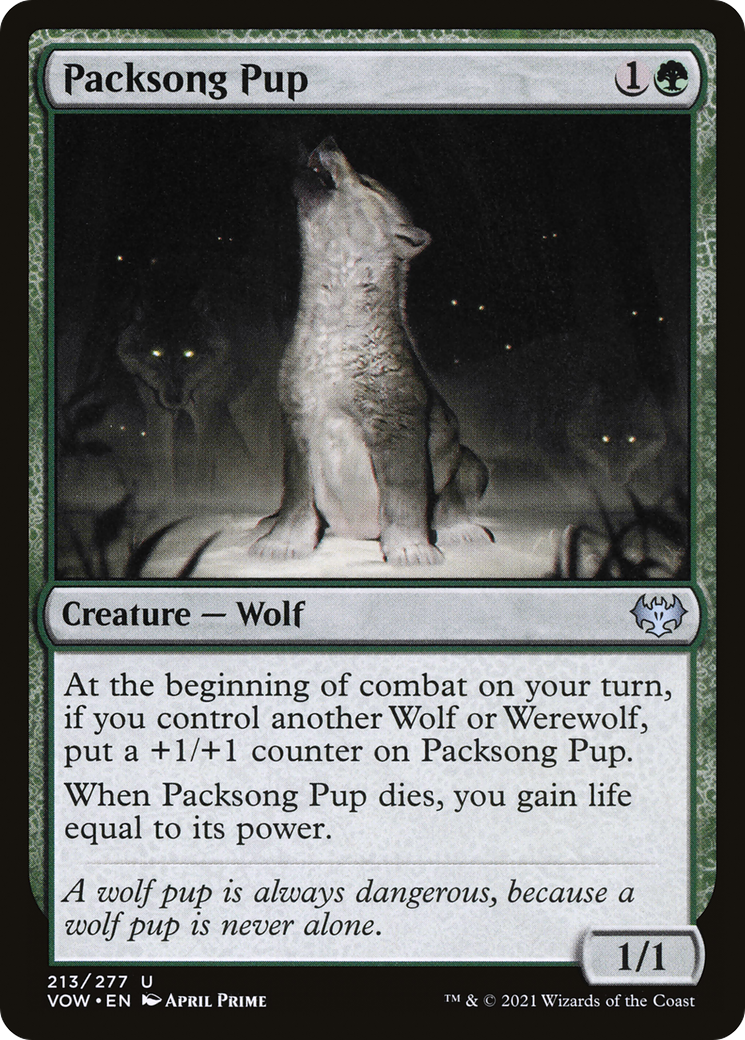Packsong Pup (VOW-213) (Foil)