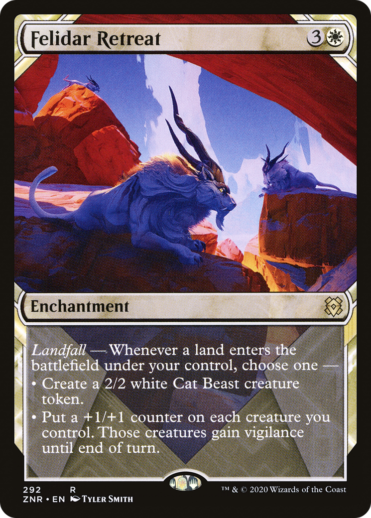 Felidar Retreat (ZNR-292) (Showcase) (Foil)