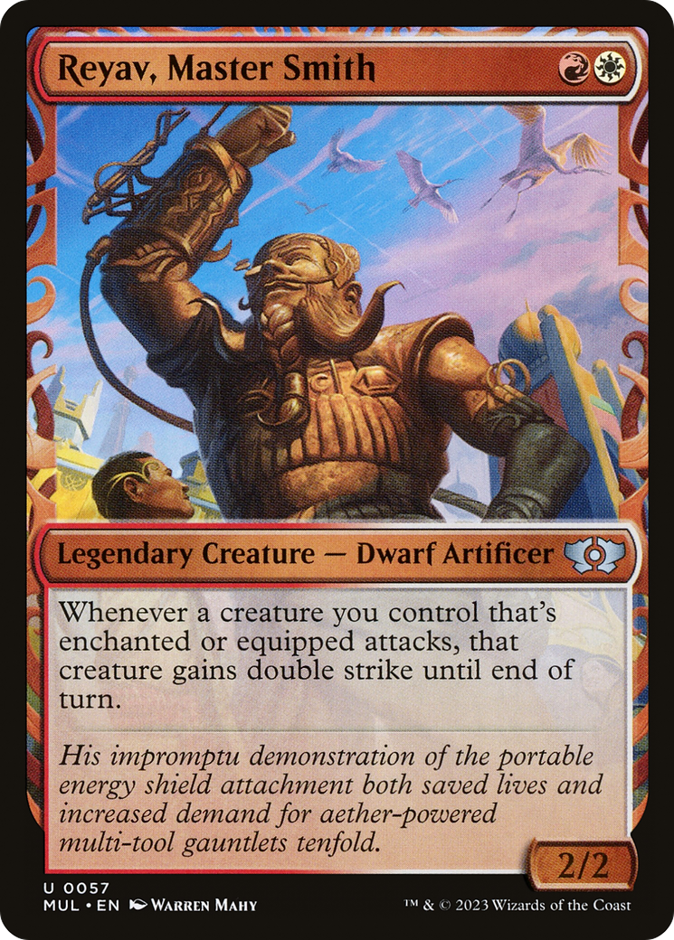 Reyav, Master Smith (MUL-057) (Showcase) (Foil)