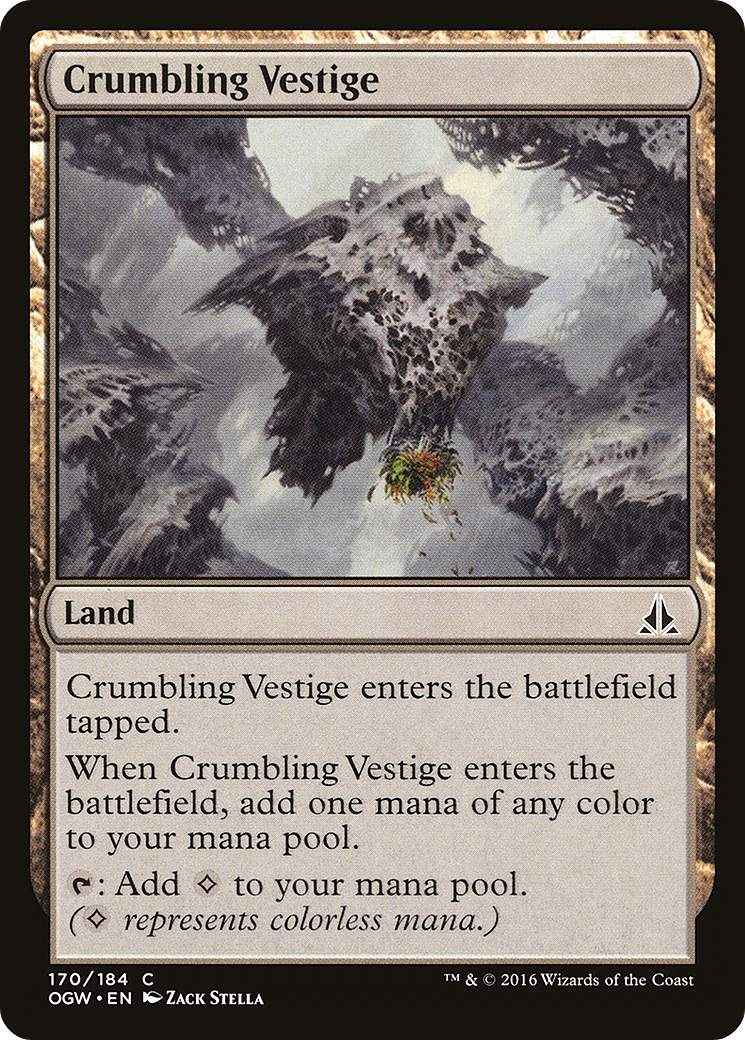 Crumbling Vestige (OGW-170) (Foil)
