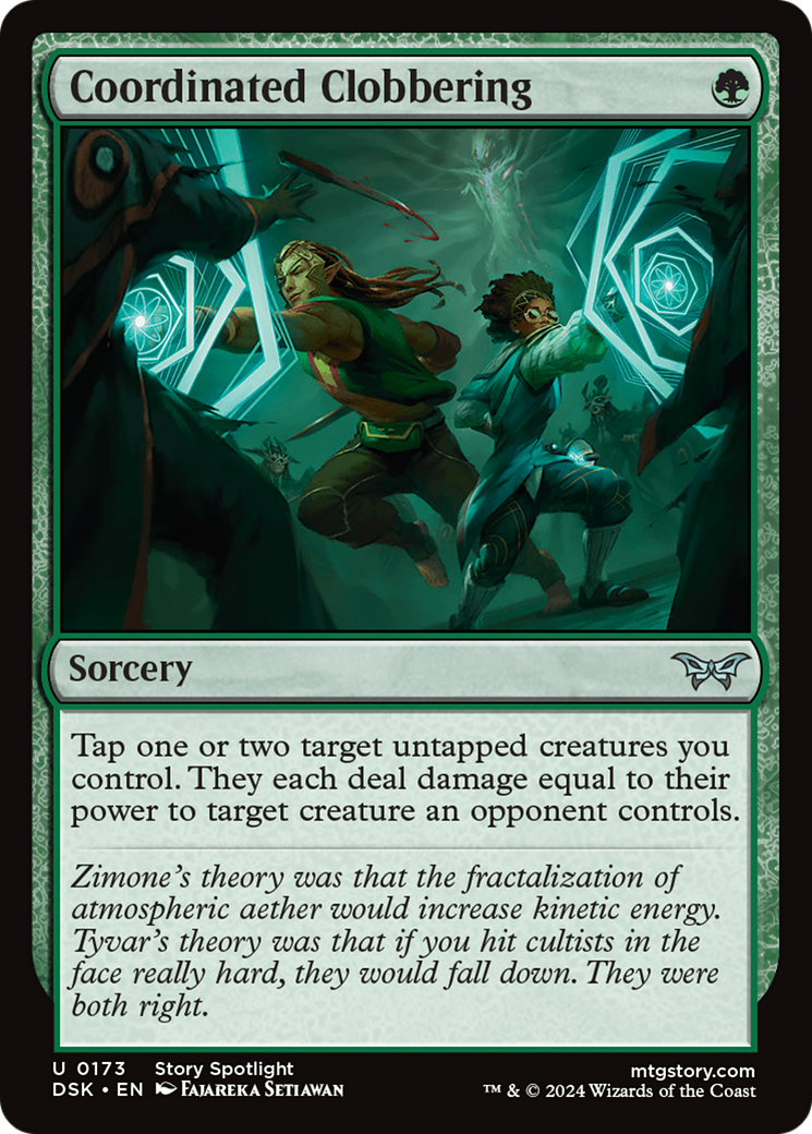 Coordinated Clobbering (DSK-173) (Foil)