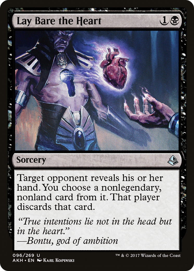 Lay Bare the Heart (AKH-096) (Foil)