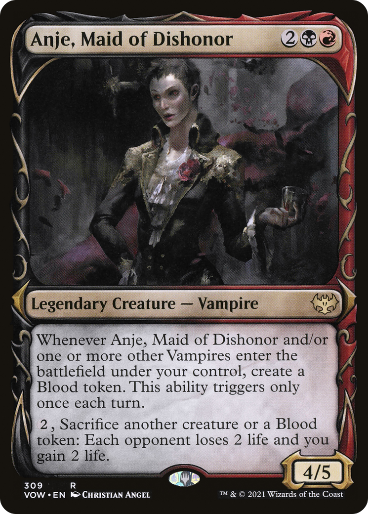 Anje, Maid of Dishonor (VOW-309) (Showcase) (Foil)