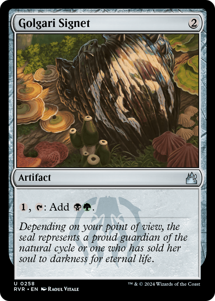 Golgari Signet (RVR-258) (Foil)