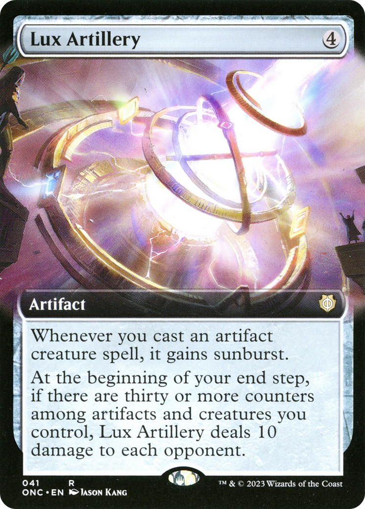 Lux Artillery (ONC-041) (Extended Art) (Foil)