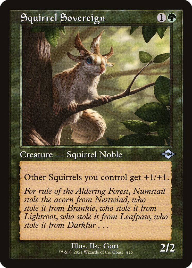 Squirrel Sovereign (MH2-415) (Etched Foil)
