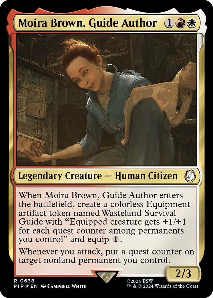 Moira Brown, Guide Author (PIP-638) (Surge Foil)