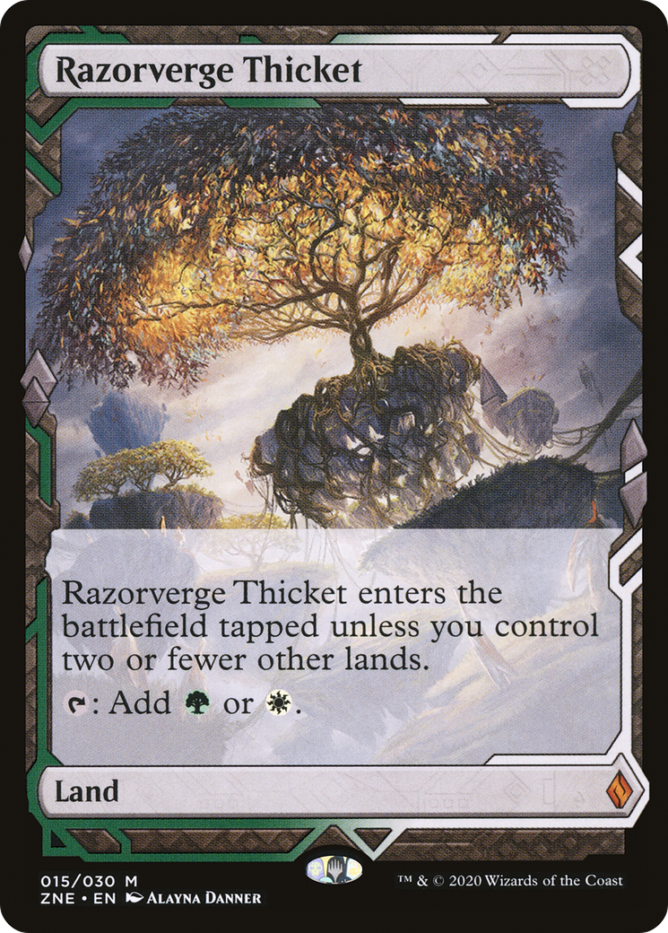 Razorverge Thicket (ZNE-015) (Foil)