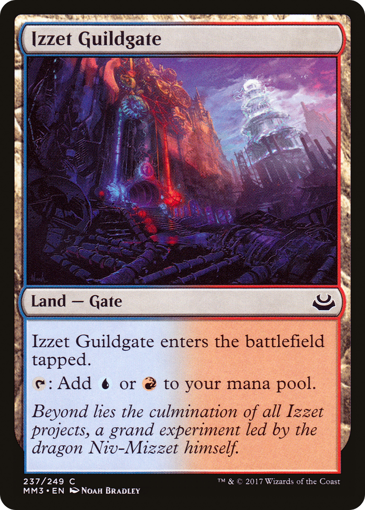 Izzet Guildgate (MM3-237) (Foil)